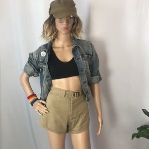 ⭐️VINTAGE ⭐️12”rise Camp Councilor Short S…